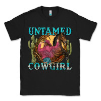 Black untamed cowgirl Classic Tee - NancyCooperArtShop