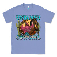 Colony Blue untamed cowgirl Classic Tee - NancyCooperArtShop