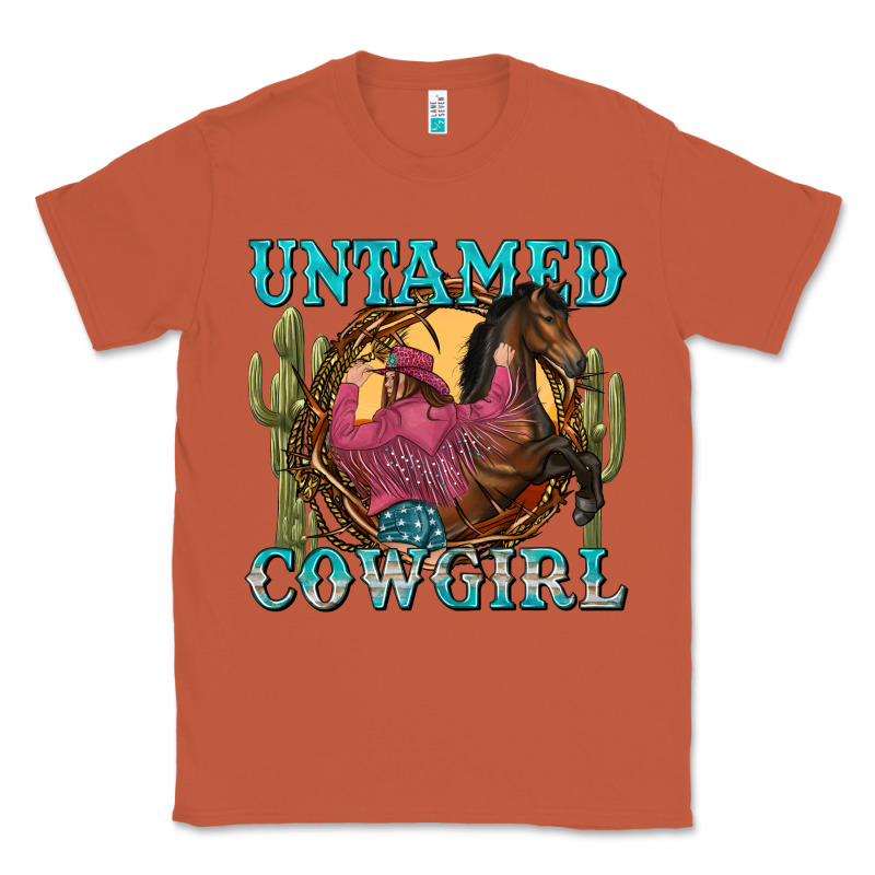 Untamed Cowgirl Classic Tee by NancyCooperArtShop | Teevron