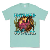 Seafoam untamed cowgirl Classic Tee - NancyCooperArtShop