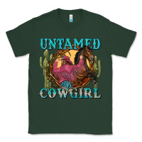 Sports Green untamed cowgirl Classic Tee - NancyCooperArtShop