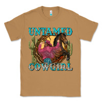 Toasted Coconut untamed cowgirl Classic Tee - NancyCooperArtShop