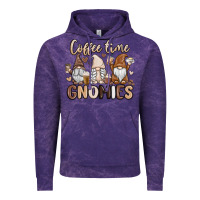 Cloud Purple coffee time gnomies Vintage Hoodie - MaliasSmallBusiness