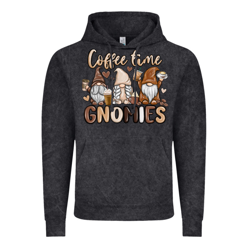 Coffee Time Gnomies Vintage Hoodie by MaliasSmallBusiness | Teevron
