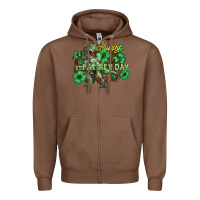 Chestnut s day t rex Zipper Hoodie - NancyCooperArtShop
