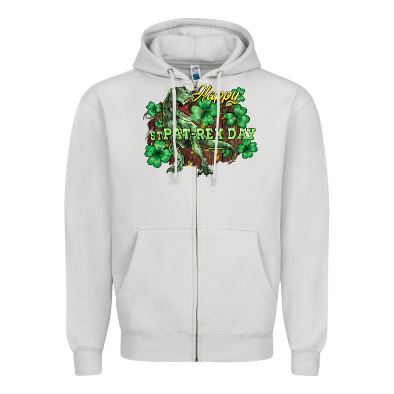 S Day T Rex Zipper Hoodie by NancyCooperArtShop | Teevron