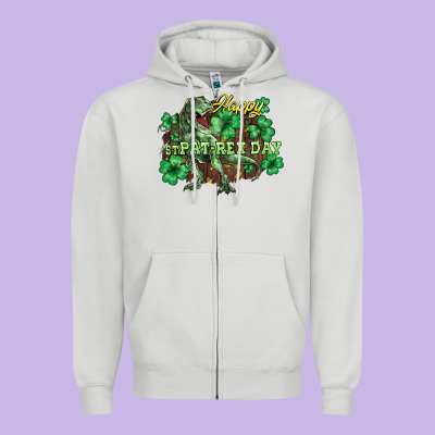 S Day T Rex Zipper Hoodie Designed By Nancycooperartshop