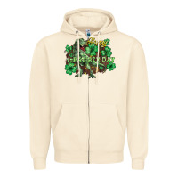 Sandshell s day t rex Zipper Hoodie - NancyCooperArtShop