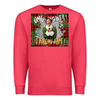 Cardinal omg santa i know him elf Premium Sweatshirt - CowGirlArtShop