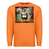 Carrot omg santa i know him elf Premium Sweatshirt - CowGirlArtShop