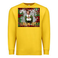 Lemon omg santa i know him elf Premium Sweatshirt - CowGirlArtShop