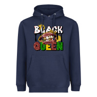 Navy black queen Heavyweight Hoodie - CowGirlArtShop