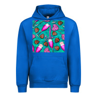 Cobalt valentines day champagne and strawberry Urban Hoodie - BundleAndBundleShop