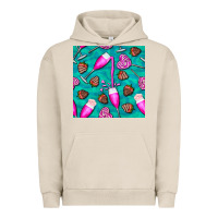 Pigment French Oak valentines day champagne and strawberry Urban Hoodie - BundleAndBundleShop