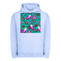Pigment Grape Ice valentines day champagne and strawberry Urban Hoodie - BundleAndBundleShop