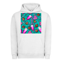 Pigment Lunar Rock valentines day champagne and strawberry Urban Hoodie - BundleAndBundleShop