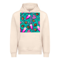 Sandshell valentines day champagne and strawberry Urban Hoodie - BundleAndBundleShop