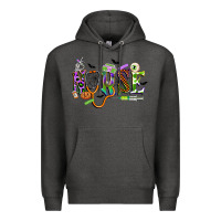Charcoal Heather halloween nurse Premium Hoodie - CowGirlArtShop