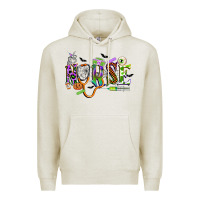 Oatmeal Heather halloween nurse Premium Hoodie - CowGirlArtShop