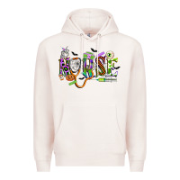 Pale Pink halloween nurse Premium Hoodie - CowGirlArtShop