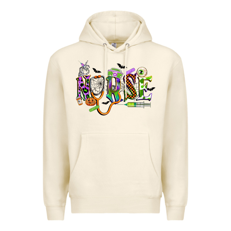 Halloween Nurse Premium Hoodie by CowGirlArtShop | Teevron