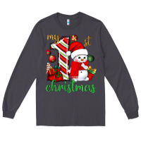 Smoke my 1 st christmas with cute snowman bbs Long Sleeve Tee - BundleAndBundleShop