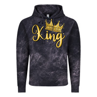 Cloud Black king Vintage Hoodie - MaliasSmallBusiness