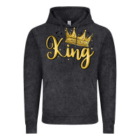 Vintage Black king Vintage Hoodie - MaliasSmallBusiness