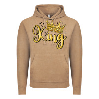 Vintage Coffee king Vintage Hoodie - MaliasSmallBusiness