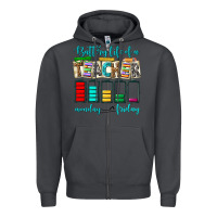 Smoke battery life of a teacher monday friday Zipper Hoodie - NancyCooperArtShop