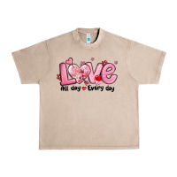 French Oak love all day every day Urban Heavy Tee - MaliasSmallBusiness