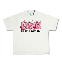 Pistachio love all day every day Urban Heavy Tee - MaliasSmallBusiness