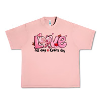 Salmon love all day every day Urban Heavy Tee - MaliasSmallBusiness