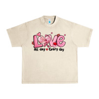 Sandshell love all day every day Urban Heavy Tee - MaliasSmallBusiness