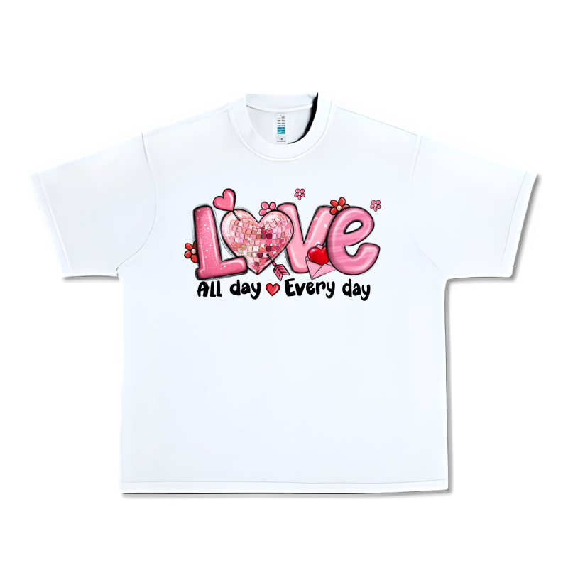 Love All Day Every Day Urban Heavy Tee by MaliasSmallBusiness | Teevron