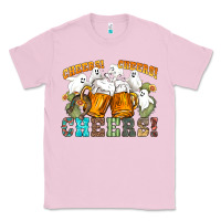 Bubblegum Pink western cheers with ghosts Classic Tee - NancyCooperArtShop