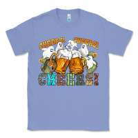 Colony Blue western cheers with ghosts Classic Tee - NancyCooperArtShop