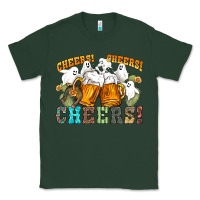 Sports Green western cheers with ghosts Classic Tee - NancyCooperArtShop