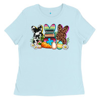 Baby Blue western rabbits Ladies Tee - AdoDesignShop