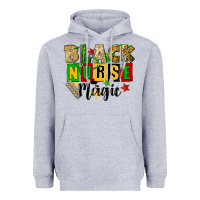Heather Grey black nurse magic juneteenth Heavyweight Hoodie - CowGirlArtShop