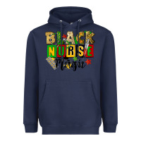 Navy black nurse magic juneteenth Heavyweight Hoodie - CowGirlArtShop