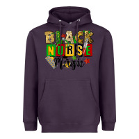 Plum black nurse magic juneteenth Heavyweight Hoodie - CowGirlArtShop