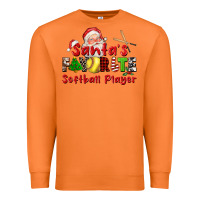 Carrot santas favorite softball player Premium Sweatshirt - CowGirlArtShop