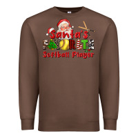 Chestnut santas favorite softball player Premium Sweatshirt - CowGirlArtShop