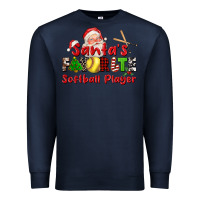 Navy santas favorite softball player Premium Sweatshirt - CowGirlArtShop
