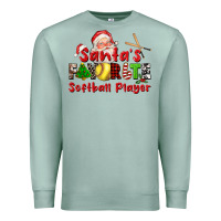Seafoam santas favorite softball player Premium Sweatshirt - CowGirlArtShop