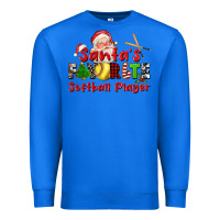 True Royal santas favorite softball player Premium Sweatshirt - CowGirlArtShop