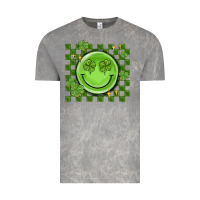 Cloud Rock checkered st. patrick's day Vintage Tee - MaliasSmallBusiness