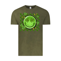Vintage Olive checkered st. patrick's day Vintage Tee - MaliasSmallBusiness