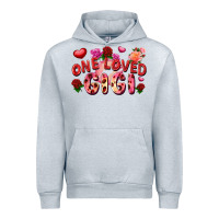Heather Grey One loved gigi Urban Hoodie - FaDigitalArtStudio